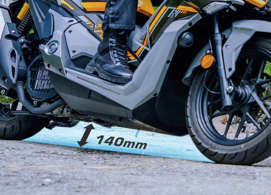 140mm Ground Clearance